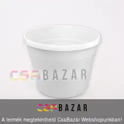 Peremes virágcserép fehér 38cm