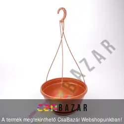 Függő tál terrakotta kicsi