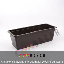 Balkonláda sötétbarna 43cm