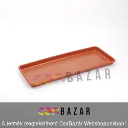 Balkonláda alátét terrakotta 43cm
