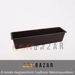 Balkonláda sötétbarna 60cm
