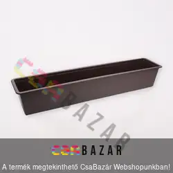 Balkonláda sötétbarna 80cm