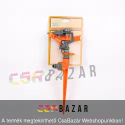 Szektorálható műanyag öntözőfej, leszúrótüskével