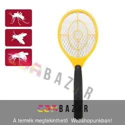 Teniszütő formájú elektromos légycsapó