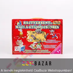 Sajtverseny és maci a gyümölcsösben társasjáték