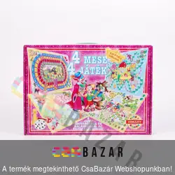 4 Mesés társasjáték