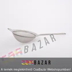 Inox nyeles szűrő 14 cm