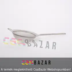 Inox nyeles szűrő 16 cm