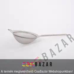 Inox nyeles szűrő 18 cm