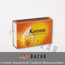 Korona biztonsági gyufa 10 db/csomag