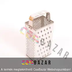 4 oldalas fém reszelő