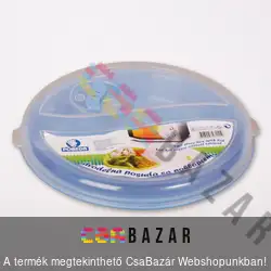 Mikrózható, osztott tányér tetővel