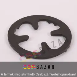 Kerek lángterelő öntvény