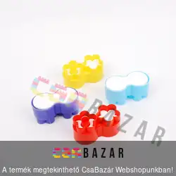 Virágmintás linzer szaggató műanyag
