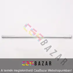 Teleszkópos rúd zuhanyfüggönyhöz fehér 70-120 cm-ig