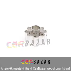 Fém linzerkiszúró, virág 2in1 5cm