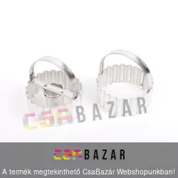 2 db-os fém linzerkiszúró 6cm