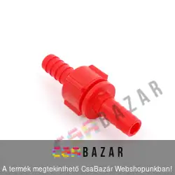 Tömlőösszekötő, slagtoldó 1/2 - 3/4 - 1/2 col