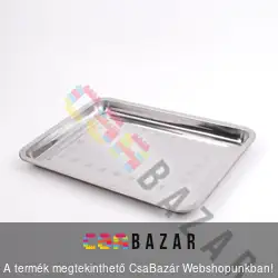 Inox tálca 40cm x 30cm