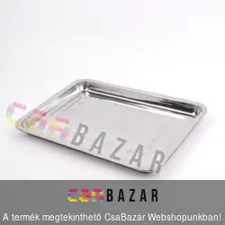 Inox tálca 45cm x 35cm