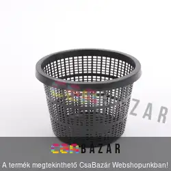 Kerek ültető kosár kerti tóba 14cm