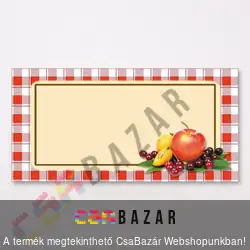 Befőző címke