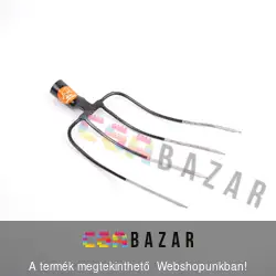 Kovácsolt vasvilla 4 ágú