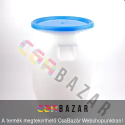 Hordó 30L-es pattintós tetővel műanyag