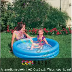 Felfújható medence 114x25cm kék színű 3 gyűrűs INTEX 59416