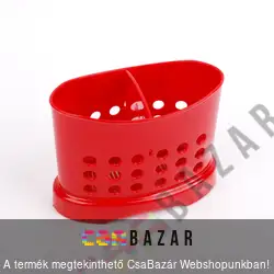 Evőeszköz szárító 2 tároló részes ovális