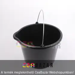 16L csőrös műanyag vödör, fém fogantyúval