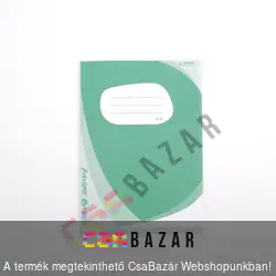 A/5 méretű sima füzet 20-32