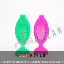 Hal formájú hőmérő vízben