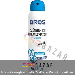 BROS szúnyog- és kullancsriasztó aeroszol 90 ml