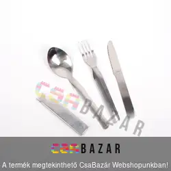 4 részes kanálgép, evőeszközkészlet