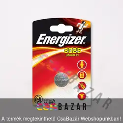 Energizer 2025 Lithium 3V gombelem