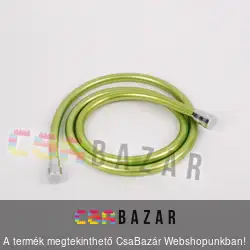 150cm-es lágy PVC zuhanygégecső, poliészter szövetszál erősítéssel ZÖLD
