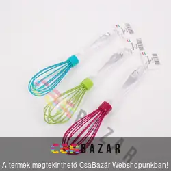 Erős, szilikonos habverő 30cm