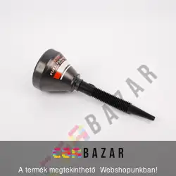 Szűrőbetétes üzemanyag tölcsér