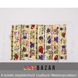 Mintás frottír konyharuha 58 x 38 cm
