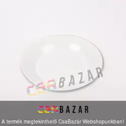 Sima lapos tányér műanyag