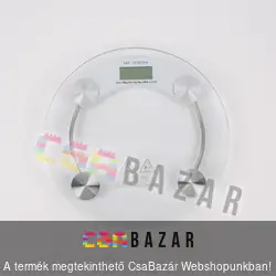 Digitális személymérleg - 30 cm kerek