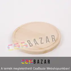 Kerek fa vágódeszka 25cm