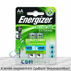 2 db-os Energizer AA 2300 mAh tölthető ceruza akku