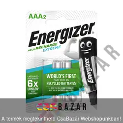 2 db-os Energizer AAA 800 mAh tölthető ceruza akku