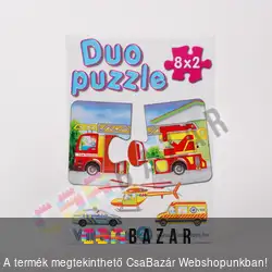 Duo puzzle 8x2 db-os Járművek