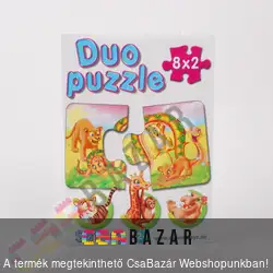 Duo puzzle 8x2 db-os Safari