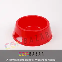 Műanyag közepes kutyatál