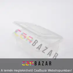 Eldobható ételtároló doboz felnyitható tetővel 1000 ml 10 db/csomag