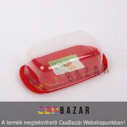 Műanyag vajtartó